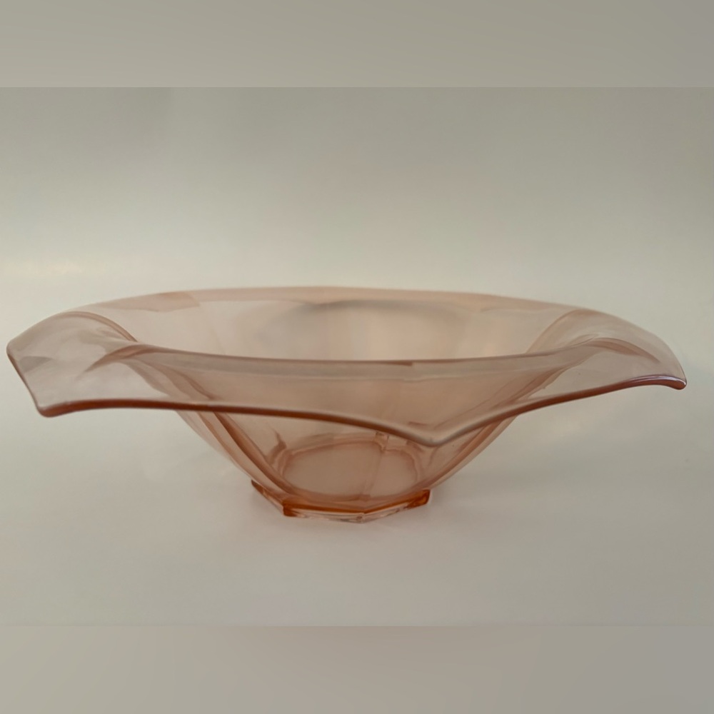 Depression Glass Bowl - Pink